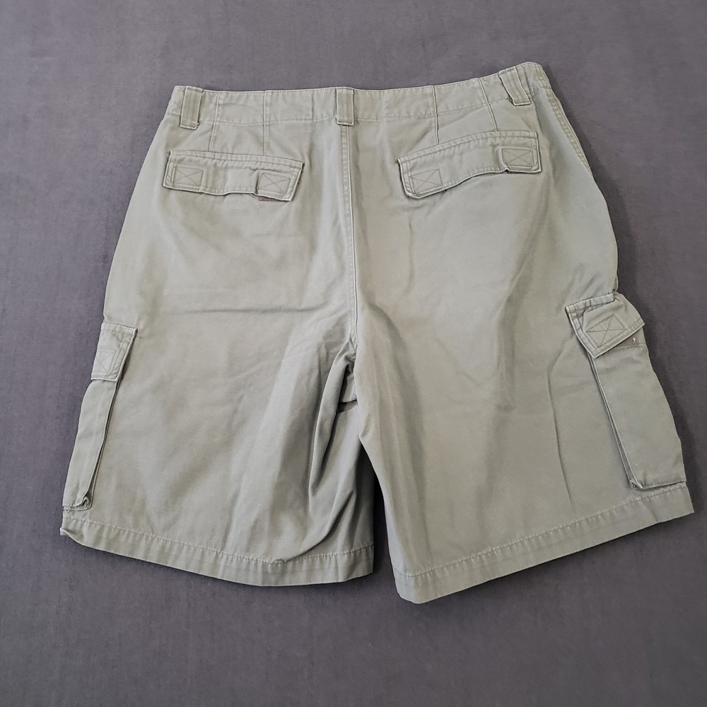 Men's Eddie Bauer Green Cargo Hiking Casual Shorts‎ Size 36 - Picture 2 of 12